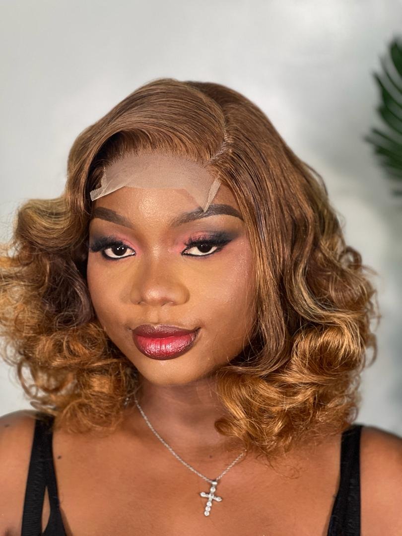 Soft curls wig- Unit 017 (💯 human hair)