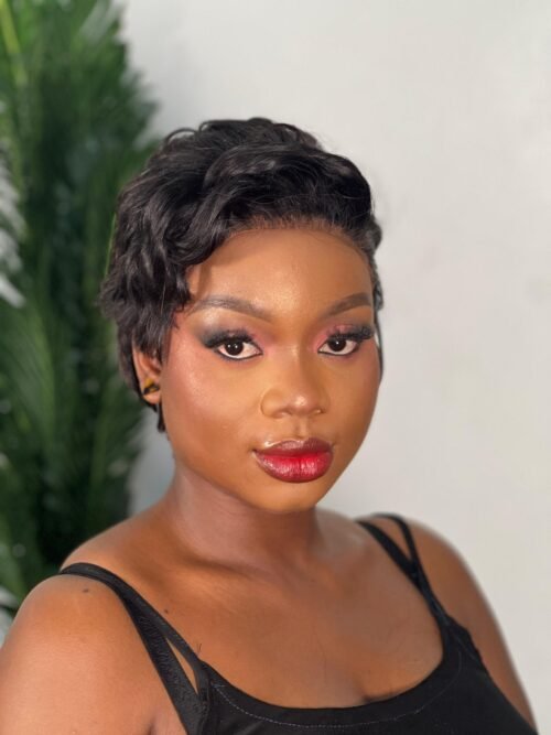 Short Pixie Wig- Unit 001(💯 human hair)